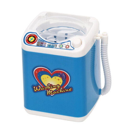 Electric Mini Washing Machine Cosmetic Cleansing Tool (Blue) 1