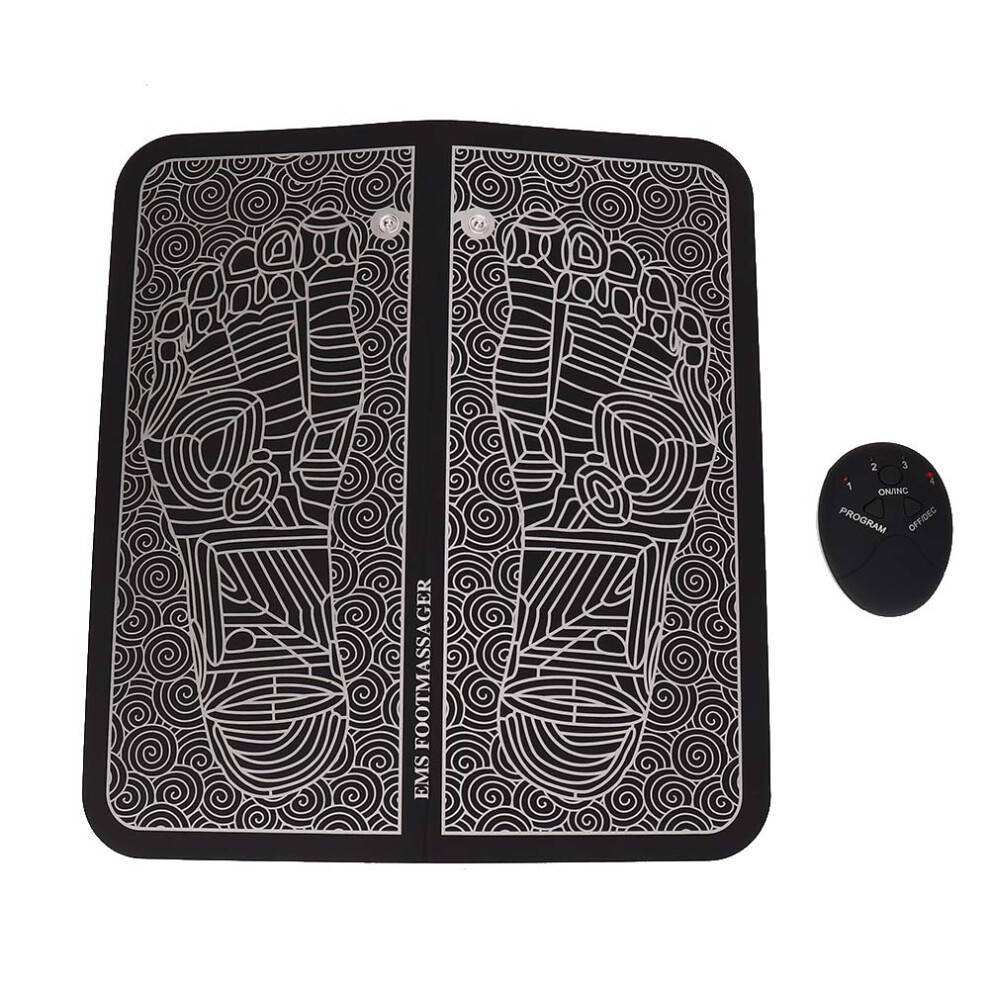 Electric EMS Foot Massage Pad Acupuncture Stimulator (Battery)