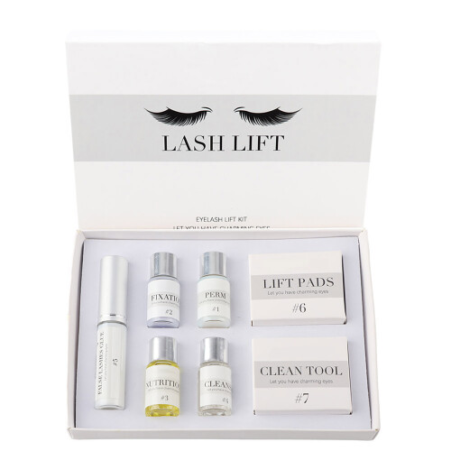 Wimpernpermanenz-Set mit Silikon-Pad & Pflege (37ml)