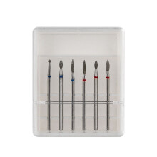6x Nageldrillbits für E-Maniküre/Pediküre-Tools 05#