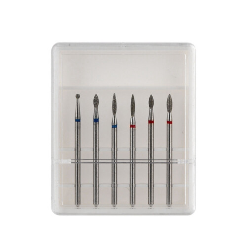 6x Nageldrillbits für E-Maniküre/Pediküre-Tools 05#