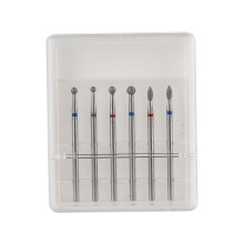 6x Nageldrillbits für E-Maniküre/Pediküre-Tools 04#