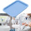 Blue Square Dental Tray Dentist Materials Plates Accessory 5