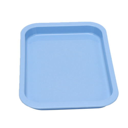 Blue Square Dental Tray Dentist Materials Plates Accessory 1
