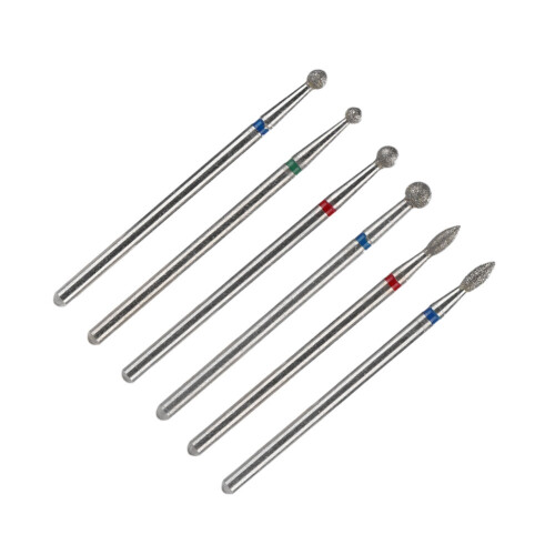 6x Nageldrillbits für E-Maniküre/Pediküre-Tools 04# 2