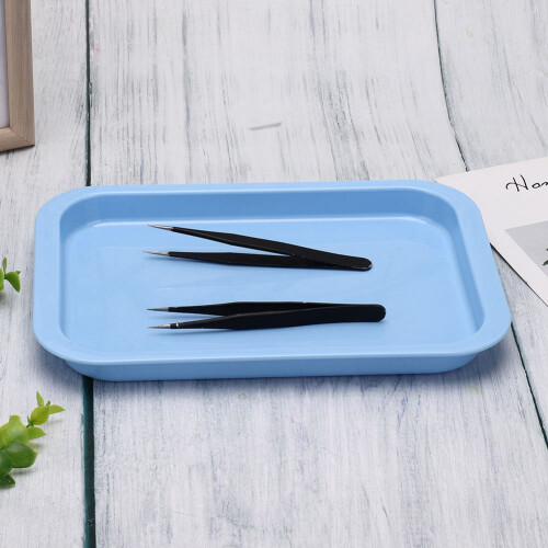 Blue Square Dental Tray Dentist Materials Plates Accessory 2
