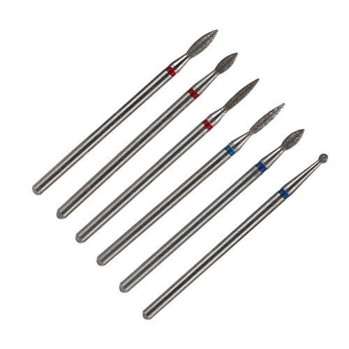 6x Nageldrillbits für E-Maniküre/Pediküre-Tools 05# 2