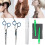 5x Friseurschere Haarschneide-Set mit Kamm 5