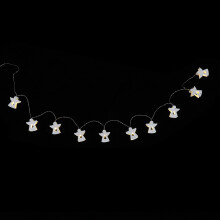 Adorable Light String Angel Shape Light Wood 1pack