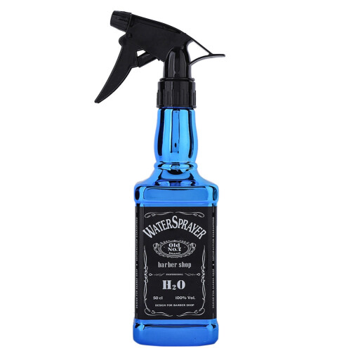 Borraccia spray per parrucchiere 500ml blu