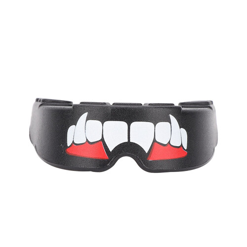 Professional Mouth Guard Teeth Protector for Karate Boxing (Black) 1