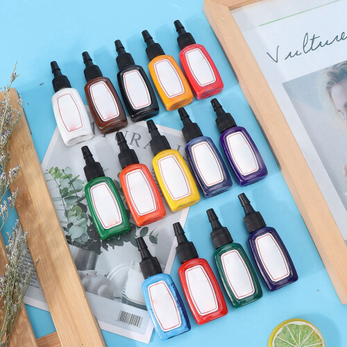 15ml 14 Colors Professional Tattoo Ink 2