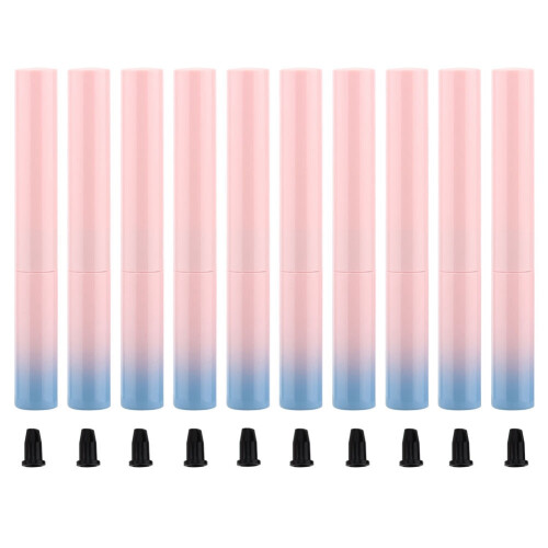 10x leere Wimperntusche-Flasche mit feiner Bürste, wiederverfüllbar