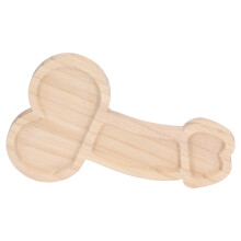 24 cm Buchenholz Aperitifbrett mit Tuch – Servierplatte & Käseplatte