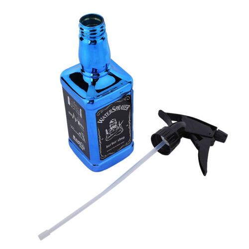 Borraccia spray per parrucchiere 500ml blu 1