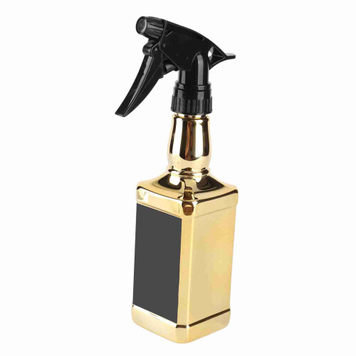 Borraccia spray per parrucchiere 500ml oro