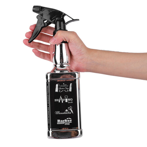 500ml Haarstyling Spuitfles Zilver 2
