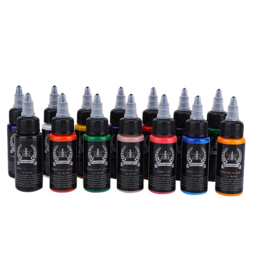 30ml Flasche 14 Farben Tattoo-Makeup Tinte Pigment 2