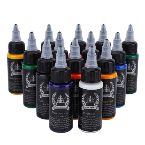 30ml Flasche 14 Farben Tattoo-Makeup Tinte Pigment 1