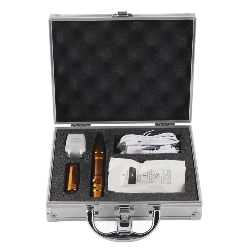 Gold Semi Permanent Microblading Makeup Machine Eyebrow Lip Tattoo 95