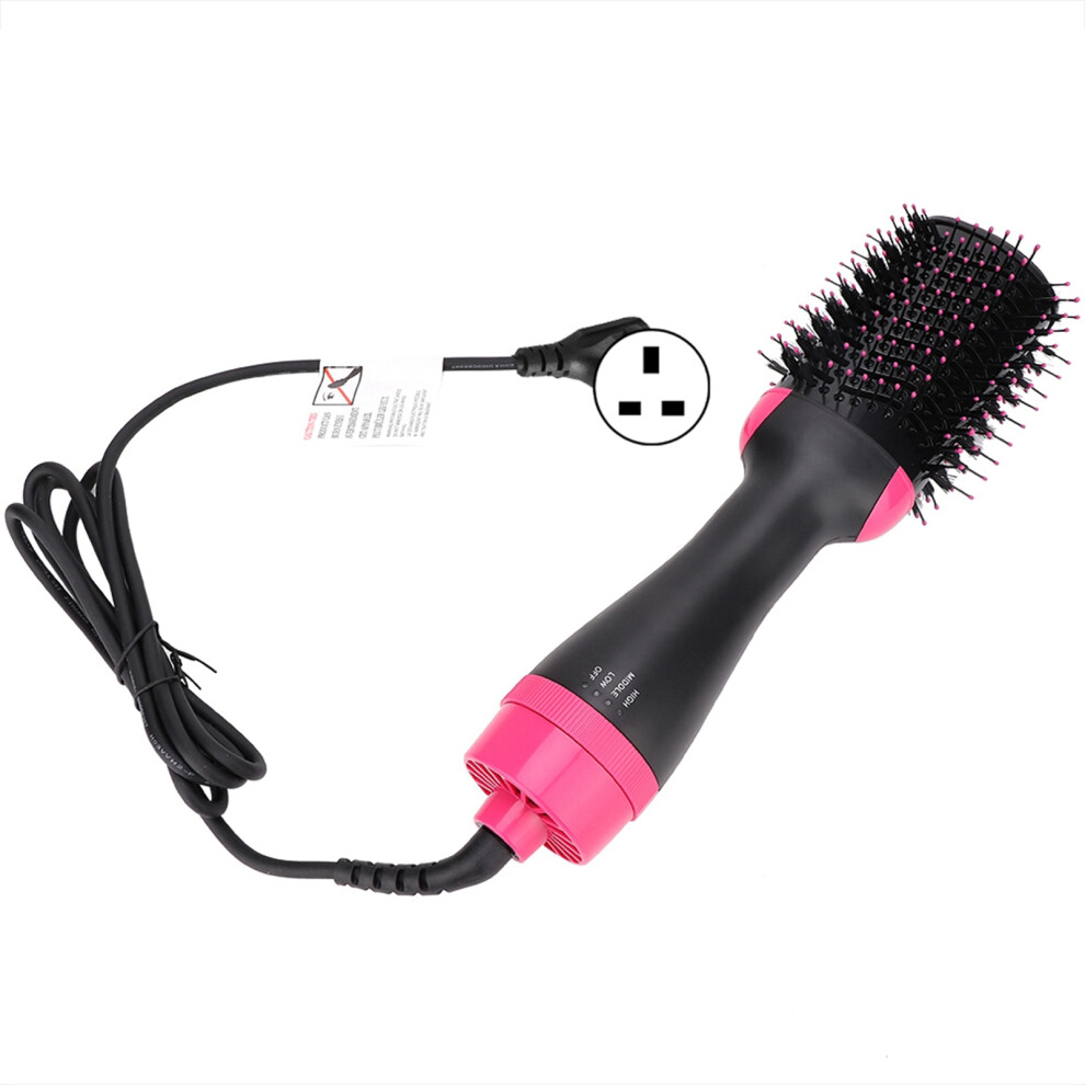 Anion Volumizer Rotating Hair Styling Straightening Curling Comb