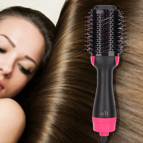 Anion-Volumizer Rotierende Haarstyling-Kamm Glätten Locken 2