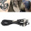 1.8m Tattoo Power Supply Silicone Clip Cord Black 5