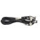 1.8m Tattoo Power Supply Silicone Clip Cord Black 3