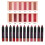 12er Matte Lippenstift-Set wasserfest mit Lipgloss 3