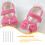 20 paia supporti in pvc trasparente per e scarpe bambino 8