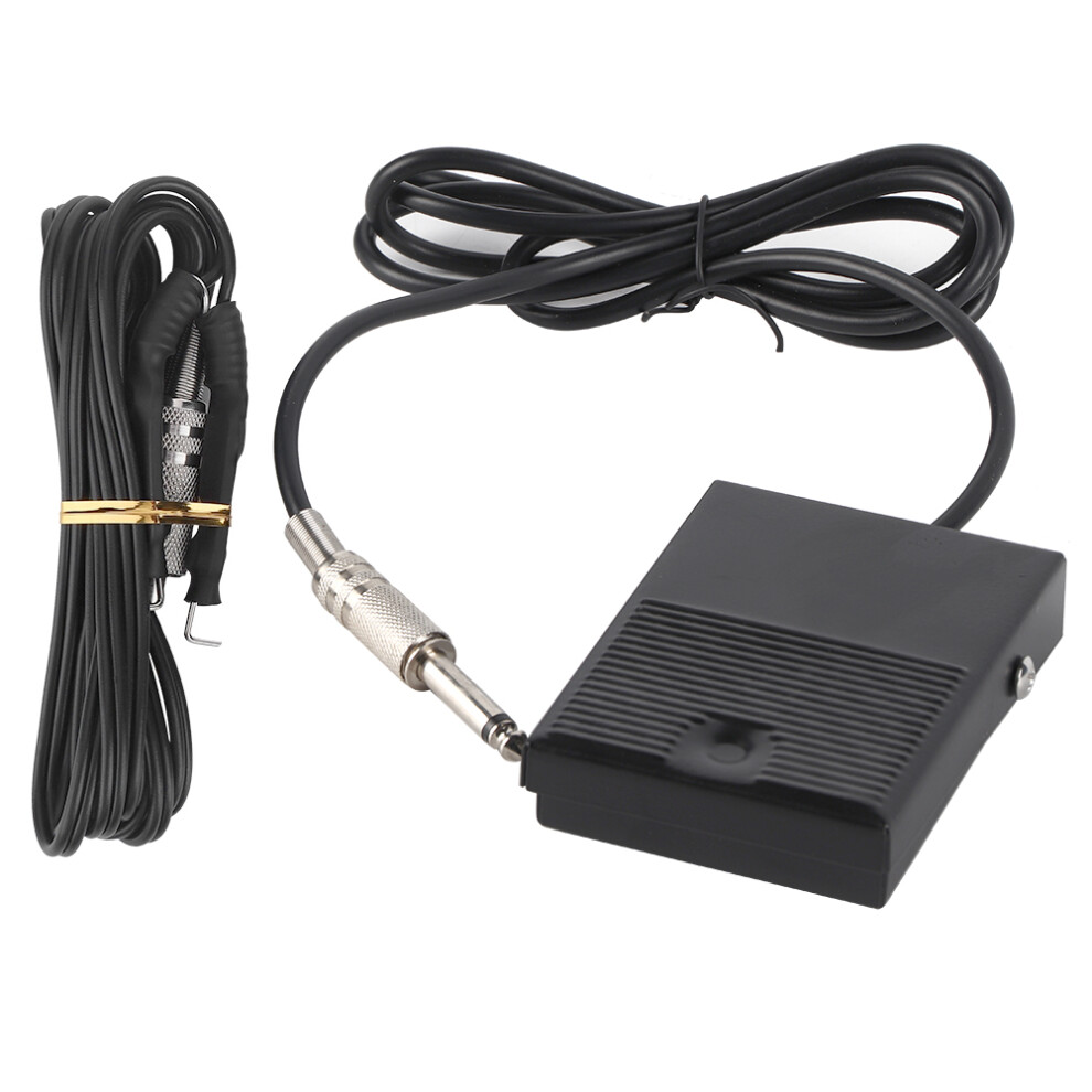 Tattoo Foot Pedal Controller Foot Switch Tattoo Machine Clip Cord Set
