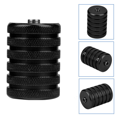 35mm Aluminium Tattoo Machine Handle Grips Black 2