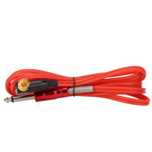 1.8m Zacht Siliconen Tatuage RCA Connector Kabel Rood