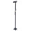Adjustable Folding Cane Aluminium Antislip Walking Stick with Lamp 2