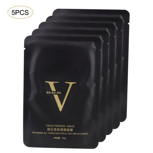 Maschera Viso V-Lift Antirughe 5 Pezzi 1