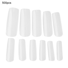 500 Stk Falsche Nagelspitzen Transparent DIY