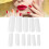 500 st. kunstnagels super dun transparant DIY 4