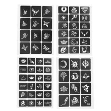 Halbpermanente Tattoo-Schablone für Airbrush-Tempotemplates