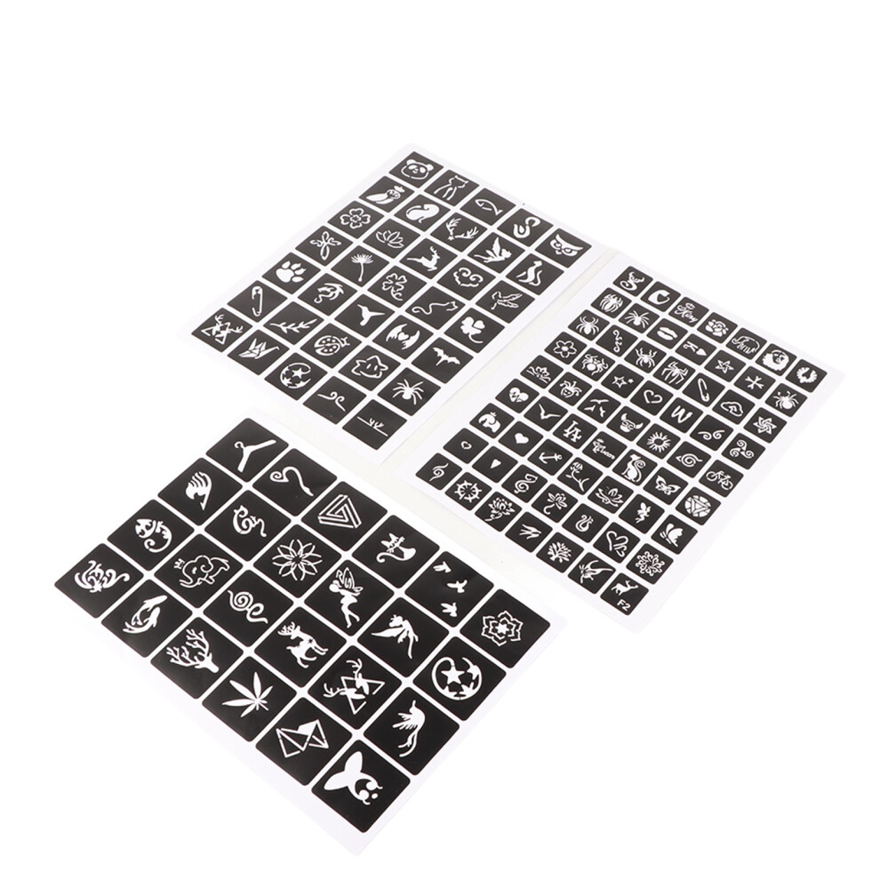 Semi Permanent Small Tattoo Stencil Airbrush Temporary Templates