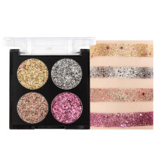 4 Colors Diamond Glitter Eyeshadow Palette (02#)