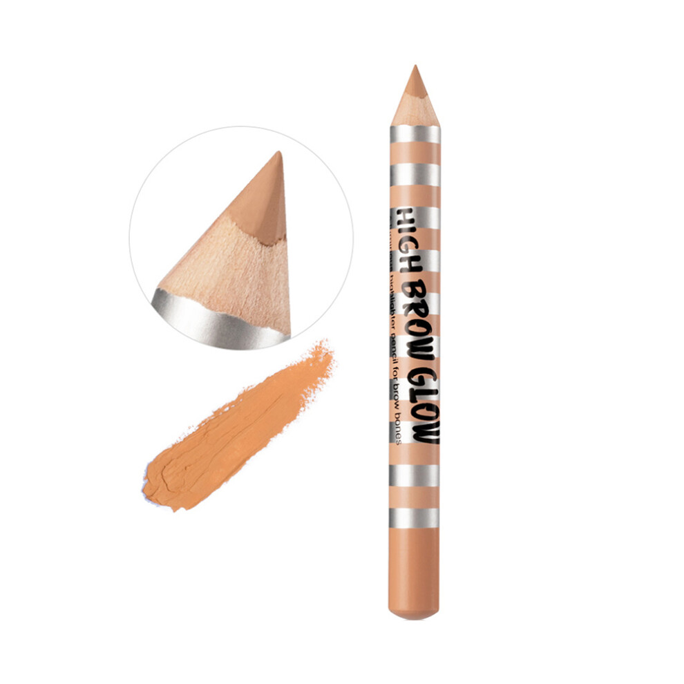 Highlighter Pencil Eyebrow Lie Silkworm Long Lasting #03