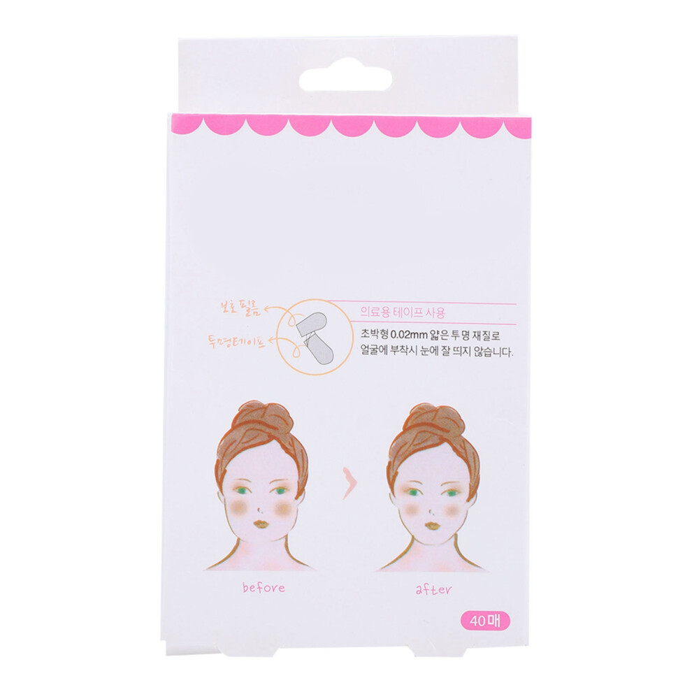 40Pcs Invisible Lift Face Sticker Makeup Chin Lift Pads