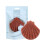 Cowry Konjac-Gesichtsschwamm, feucht/trocken, rot 1
