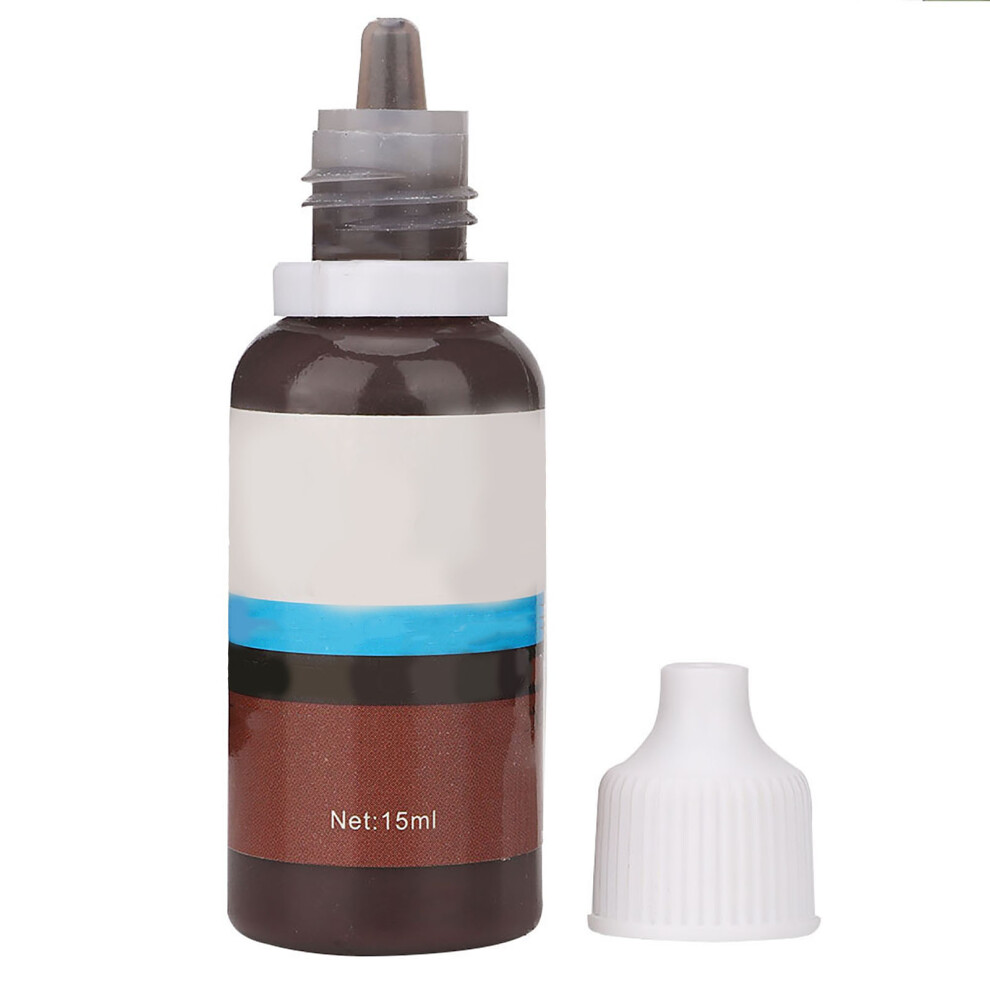 Brown 15Ml Eyebrow Lip Eyeliner Tattoo Plant Pigment Dark Coffee