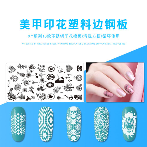 Targhetta Stamping Unghie Acciaio z14# 1