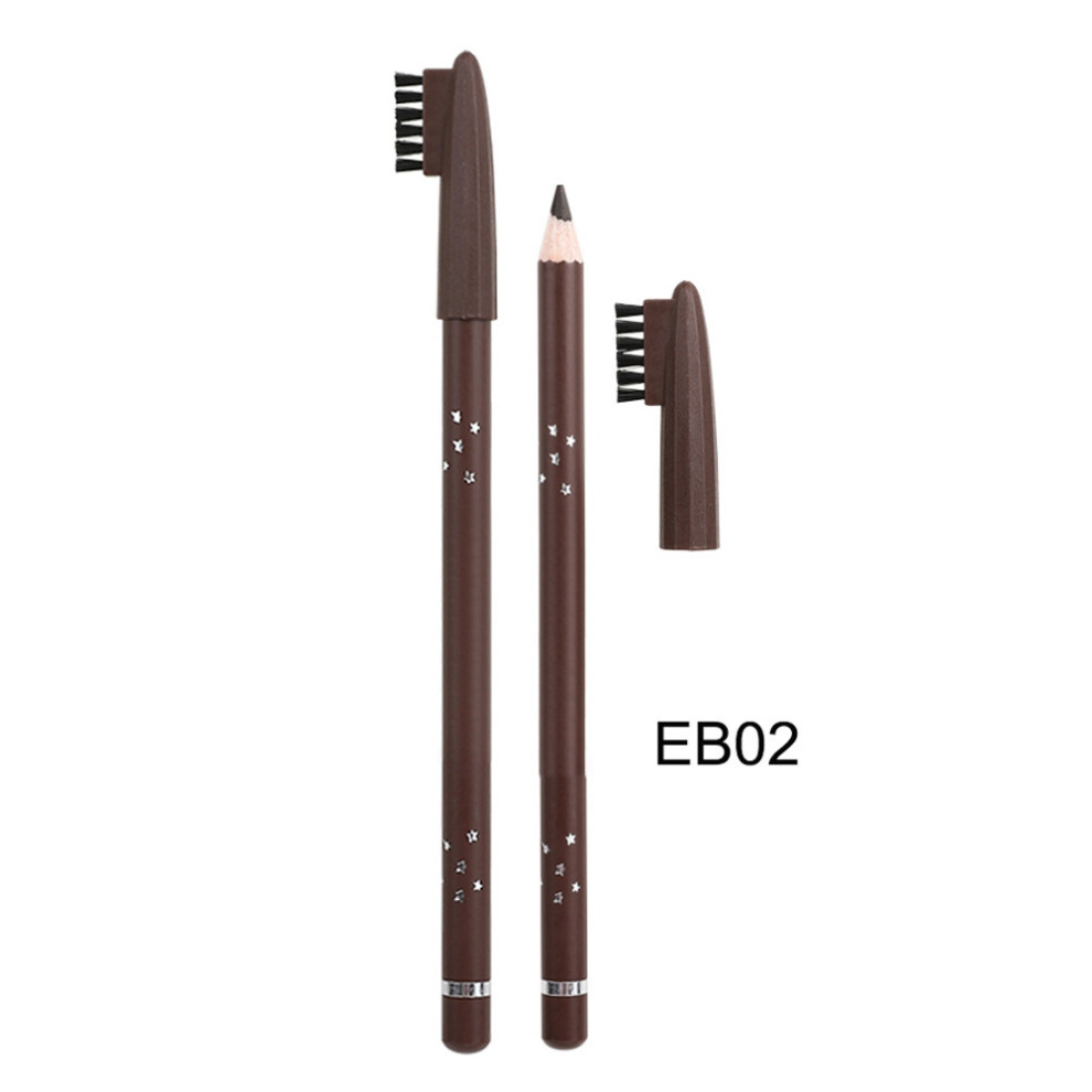 Waterproof Eyebrow Pencil Natural Long Lasting EB02