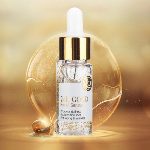 17ML 24K Gold Snail Serum Firming Moisturizing 2