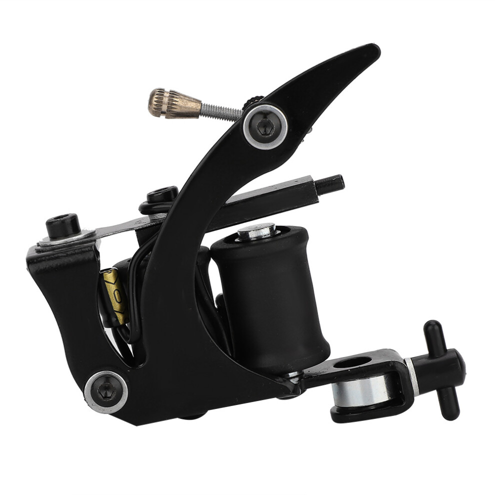 Professional Alloy Tattoo Machine Copper Coils Iron Shader Liner Gun