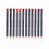 12-farbiges matte, wasserfestes Lippenkonturstift-Set 4