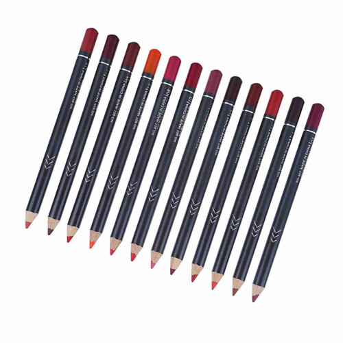 12-farbiges matte, wasserfestes Lippenkonturstift-Set 2